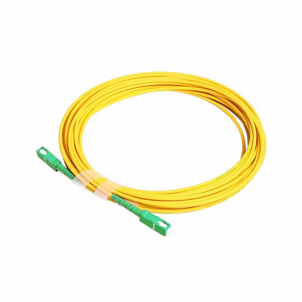 10Gtek SC/APC a SC/APC Cavo Fibra Ottica 5-Meter, 9/125 Monomodale, Compatibile Con TIM, Vodafone, Wind e Tre