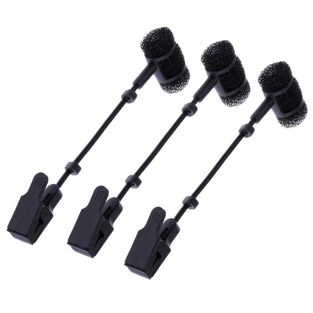 3 x Saxophone Microphone Clip without Mic, Saxophone Microphone Stand Only-picture-19