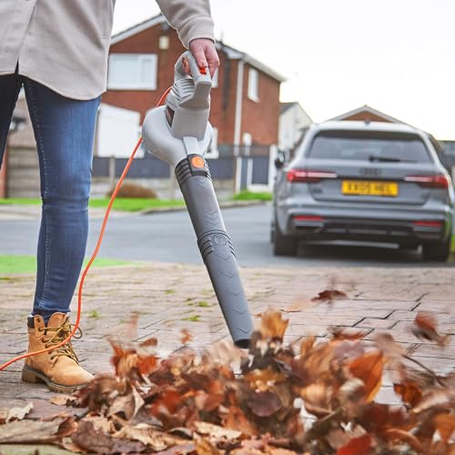 VonHaus Leaf Blower Corded 3000W – 8m Cable, Detachable Chute, 2 Speeds - Image 2