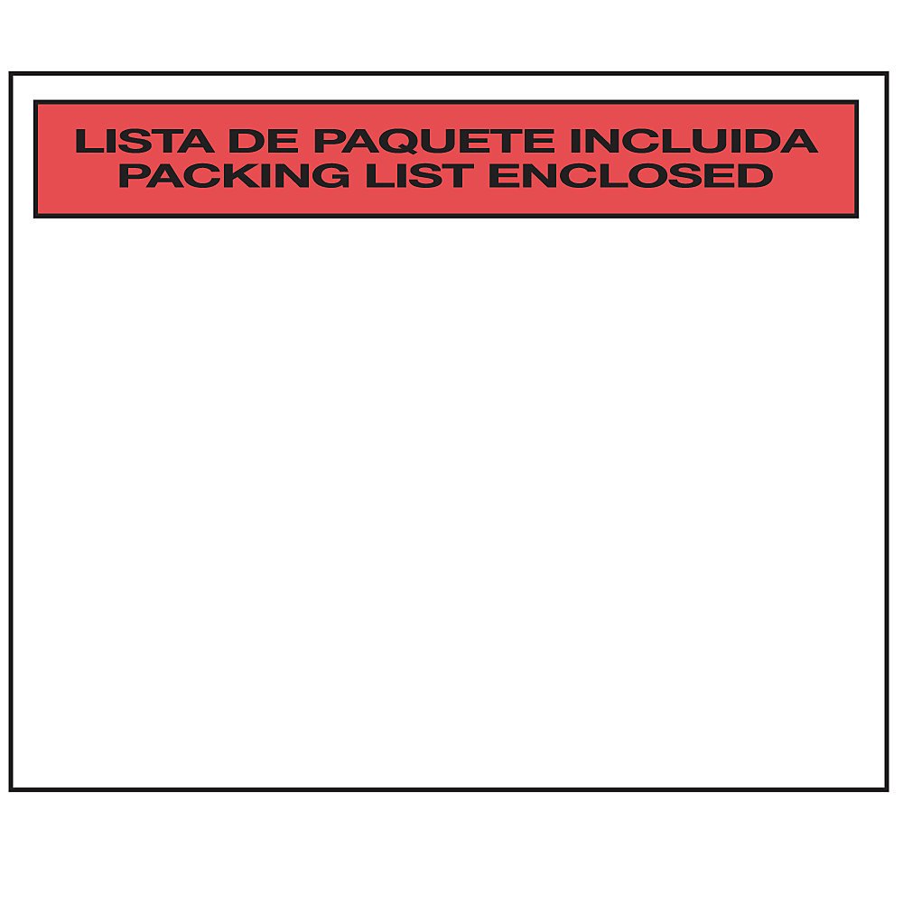 SelfAdhesive Packing List Envelopes 41/2 X51/2