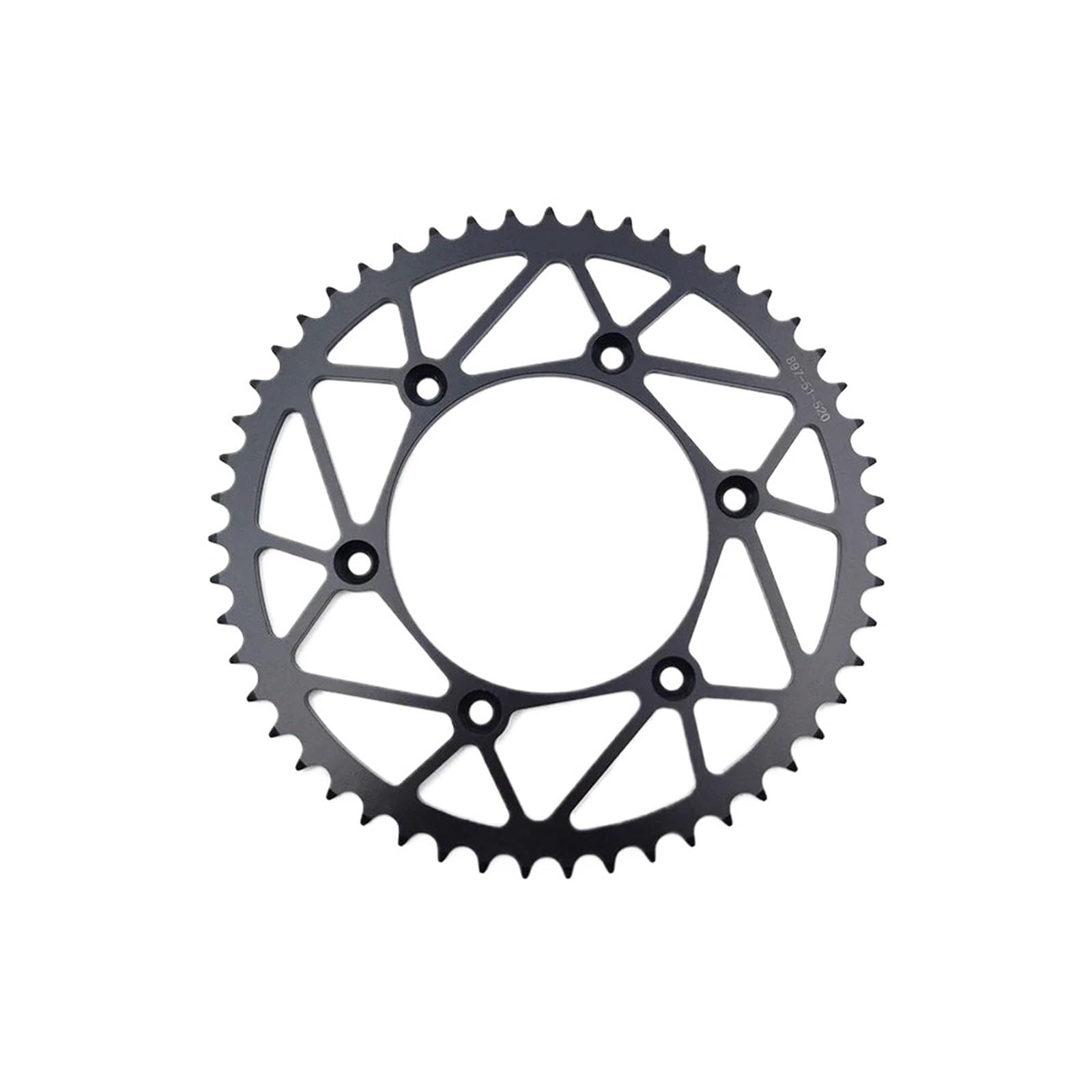 NKURTPC Motorcycle Sprocket Fit For SXF EXC XCF TE 1991-2023 Motorcycle 50T 51T 52T Rear Sprocket 520 Chain(51T)