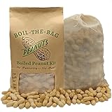Boiled Peanuts Kit | Contains Premium In Shell Peanuts, Salt, and a Unique Seasoning Blend in a Muslin Cooking Bag | 2 Kits of Original Flavor