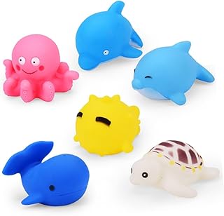 Toyvian 6 Peças Brinquedos De Banho Infantil Brinquedos Infantis Brinquedos Infantis Brinquedos Infantis Para Bebês Brinquedos De Animais Crianças Playset Brinquedo De Banheira Para