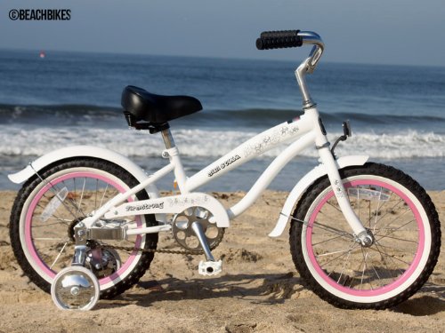 Firmstrong Girl's Bella Bicycle with Training Wheels 16-inch