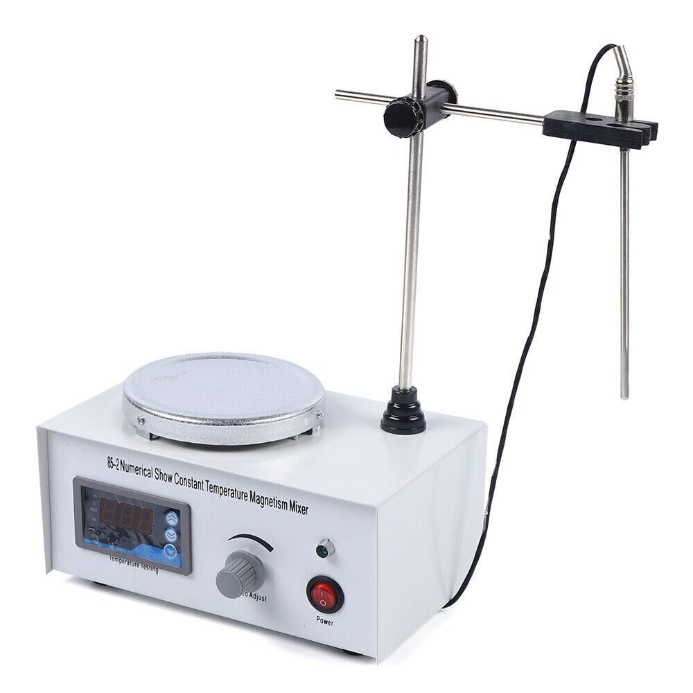 Lab - Agitatore magnetico digitale con display digitale, 220 V, regolazione precisa per ambienti di laboratorio per agitare in contenitori chiusi