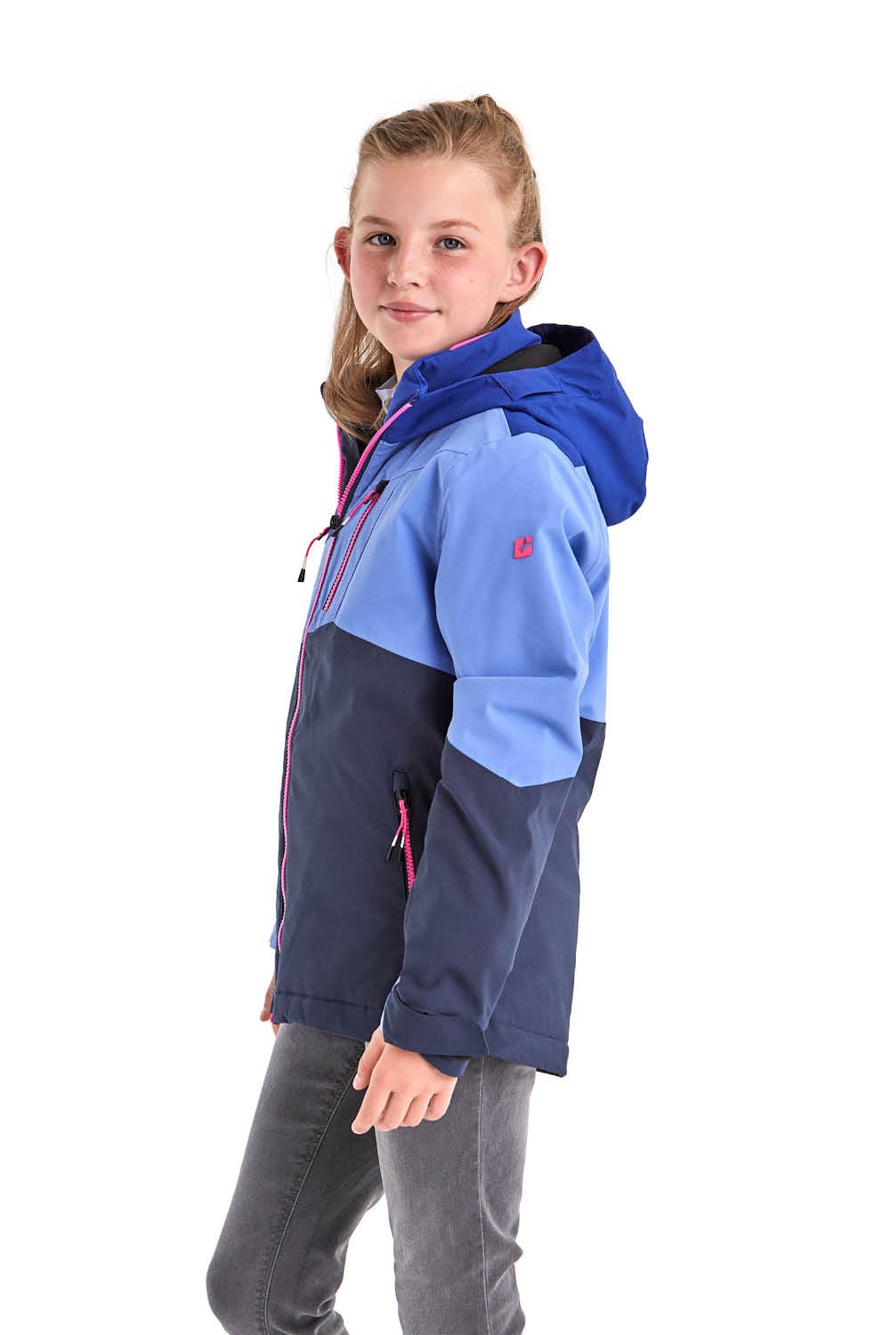 Killtec Mädchen Ksw 166 Grls Ski Jckt Skijacke/Funktionsjacke mit abzippbarer Kapuze und Schneefang