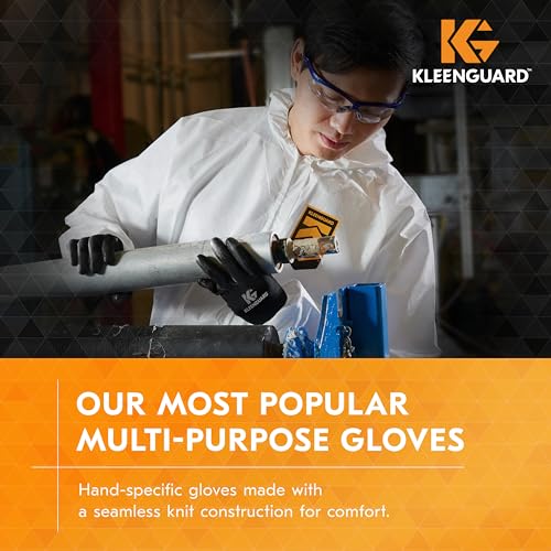 Image of KLEENGUARD G40 Polyurethane Coated Gloves,High Dexterity, Black, 12 Pairs /Bag, 5 Bags /Case