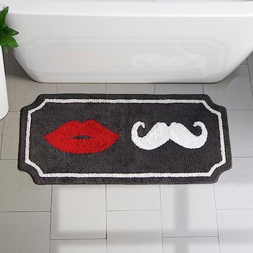 Dressing Home Badteppich, Badematte Geformte Design, Baumwollteppich, Badezimmerteppiche,...