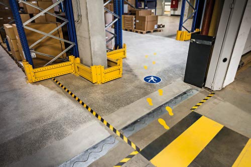 Durable Bodenmarkierungsband Duraline, zweifarbiges Warnklebeband, 50 mm x 0,7 mm x 30 m (B x H x L), gelb/schwarz, 1726130 - Image 5