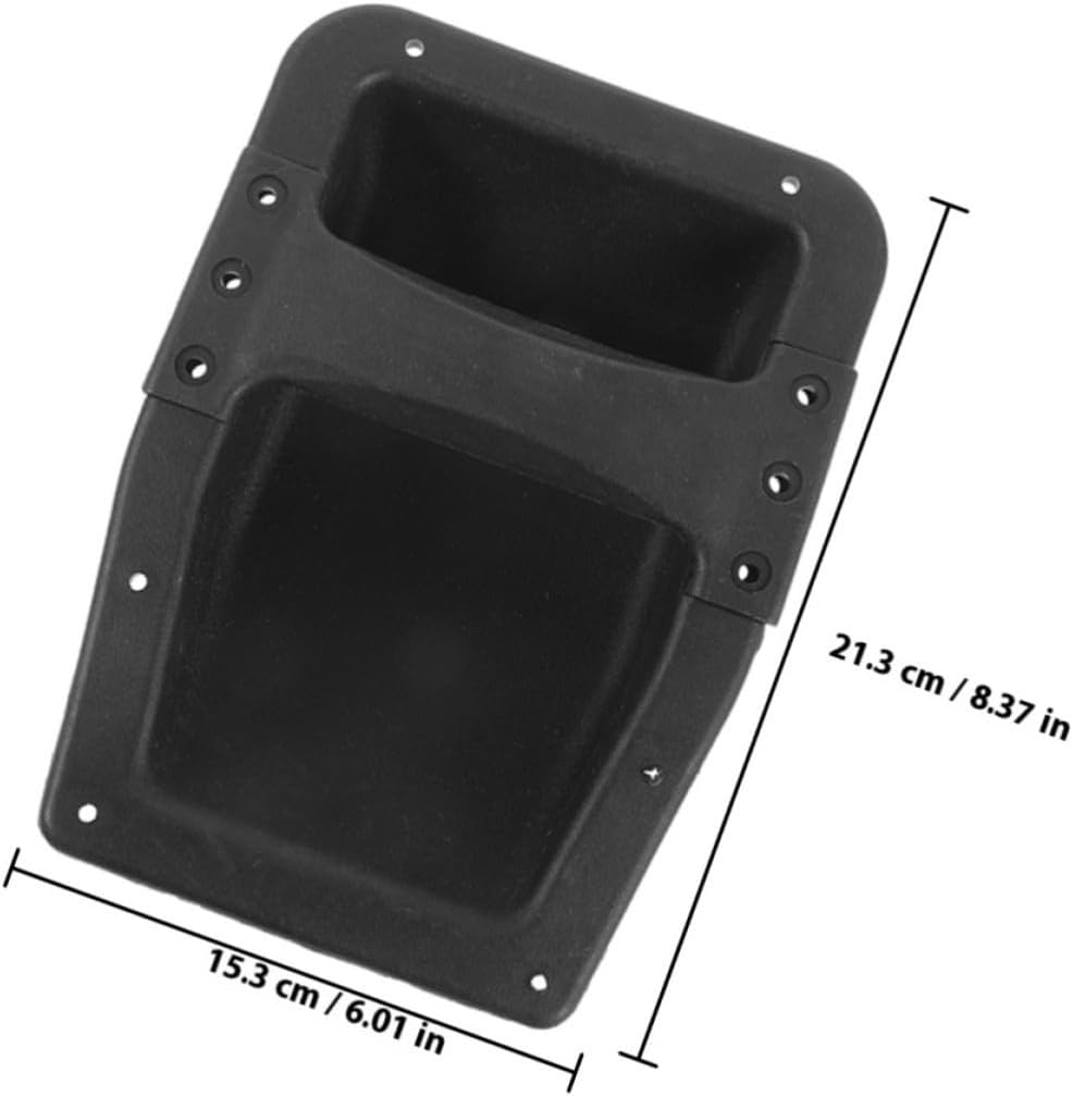 5pcs Black Plastic Speaker Handle with Large Grip for Cabinet Speakers