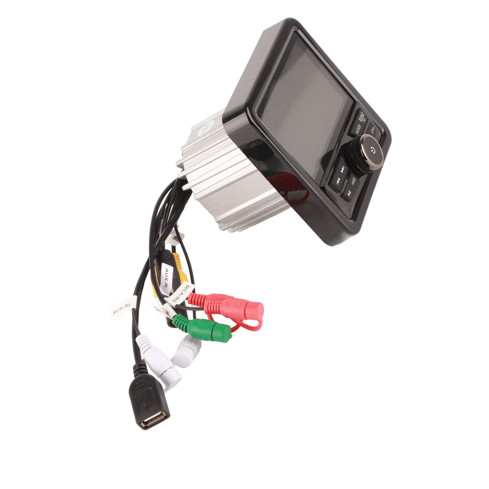 Radio Estéreo con Bluetooth Marino, Radio para Barco, Receptor Estéreo para Coche, Reproductor Multimedia MP3, MP5, Resistente Al Agua, Música sin Pérdidas para Yates y Vehículos