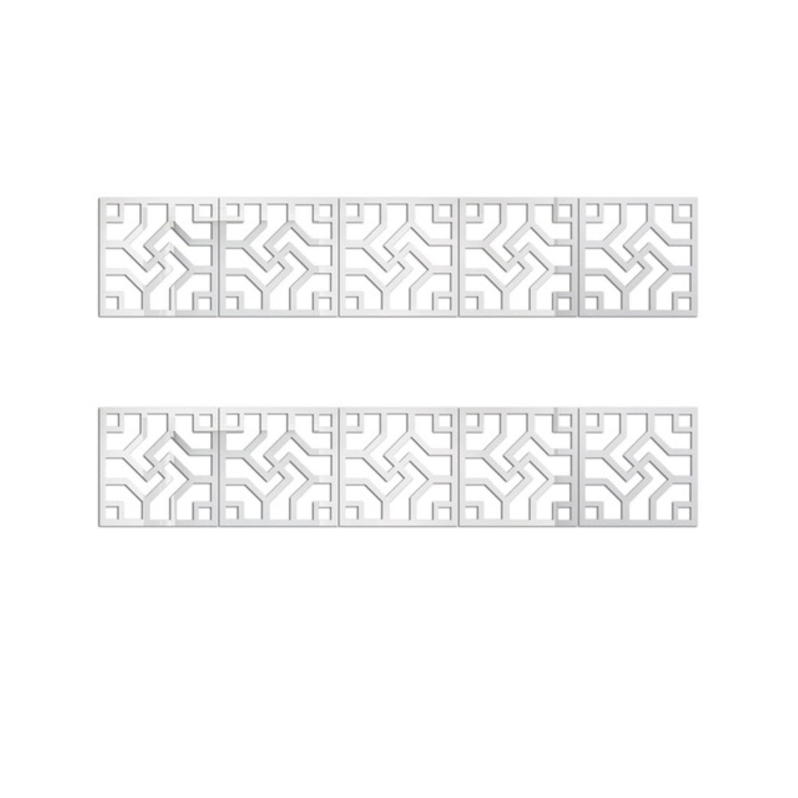 Wallpaper Borders Acrylic Wall Mirror Sticker with Adhesive for Living Room Bedroom Edge Strip Corner Line Building Border Home Decor