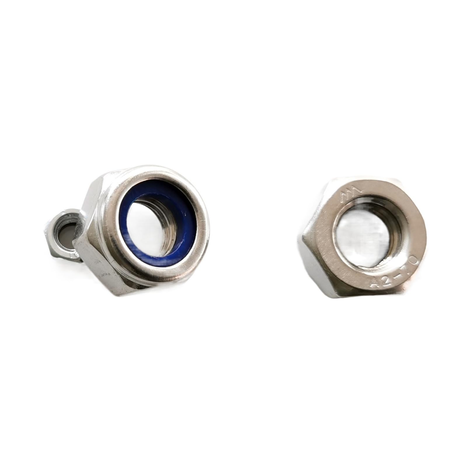 M10 M12 M14 M16 M18 M20 M24 M27 M30 Acero inoxidable 304 Tuerca de bloqueo de inserción de nylon hexagonal Tuerca de bloqueo hexagonal autoblocante (Color : M30-5 pcs)