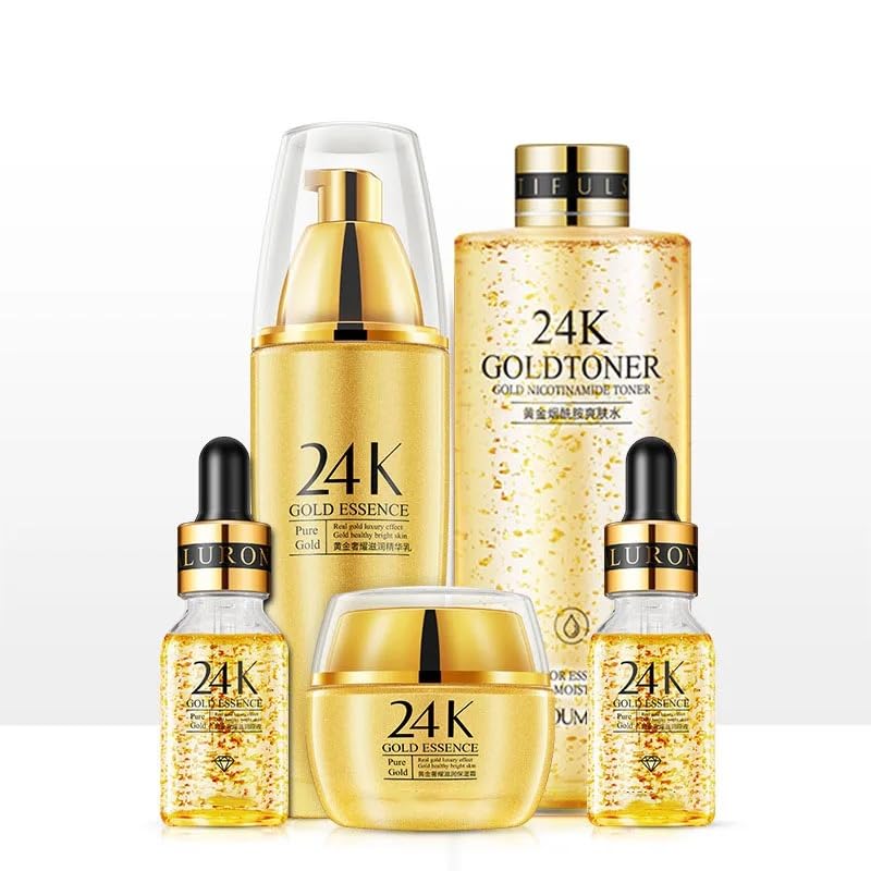 24K Gold Skincare Set