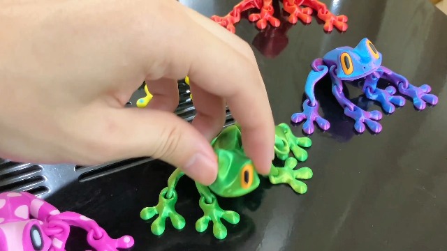 Imanes Decorativos Ranas 3D para Refrigerador Pack 6 miniatura 7