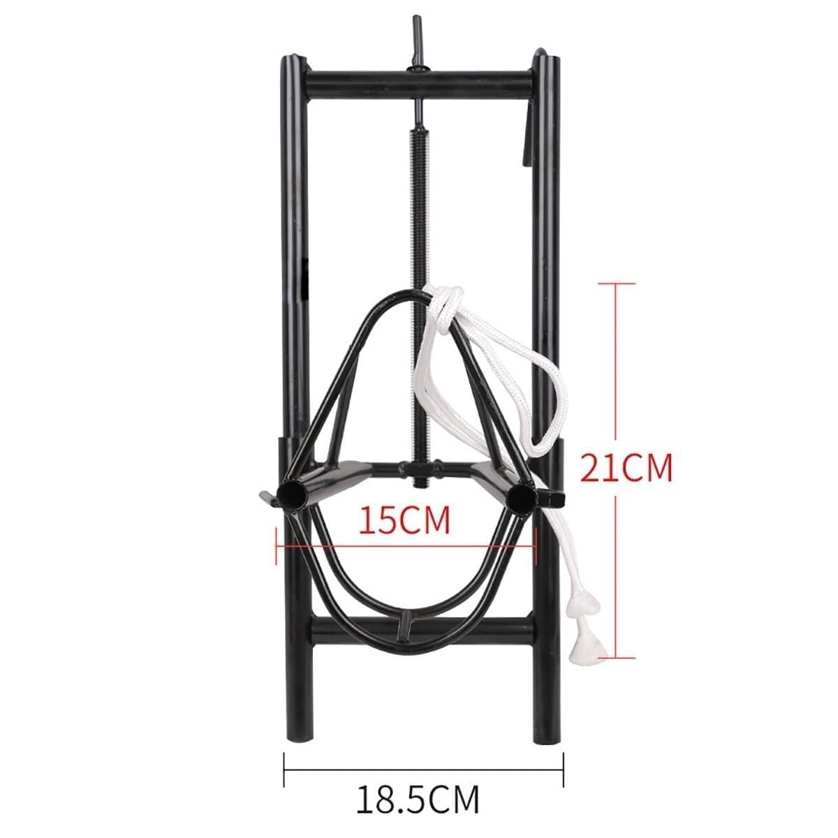 Supporto regolabile per testa di pecora, supporto per testa di pecora sollevabile, staffa di cattura per tosatura, accessori per allevamento di bestiame con altezza regolabile