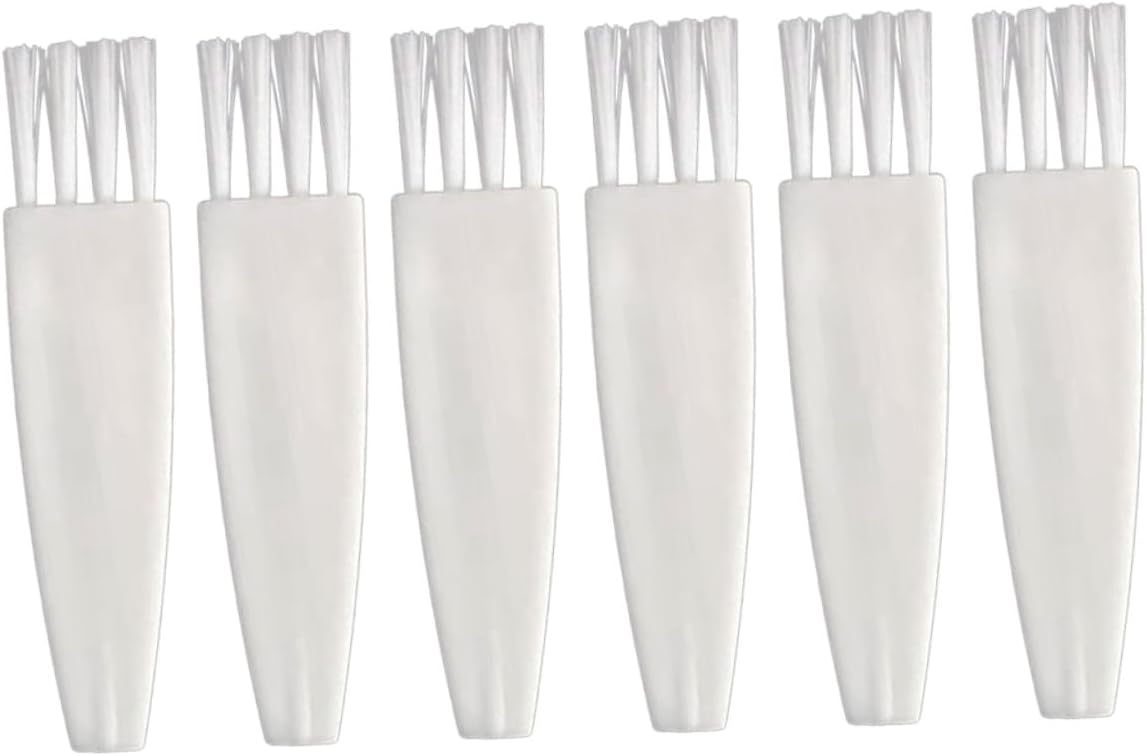 100pcs Small Cleaning Brush Set Plastic Dedusting Brushes for Keyboard, Paint, and Electronics Maintenance, White, Multifunctional Household Cleaning Tool for Home and Office Use
