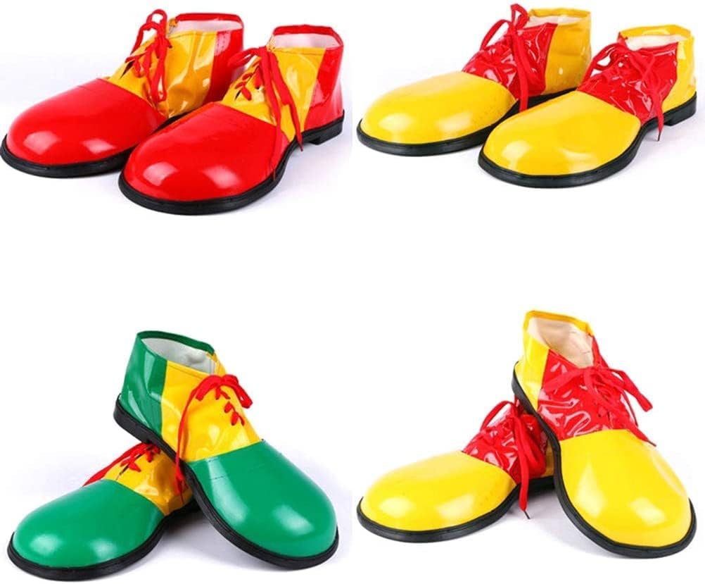 Clown Shoes & Boots - Green Costume Accessories for Women & Men - Carnival & Fancy Dress