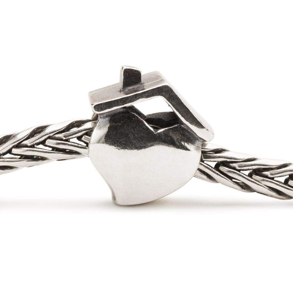 Trollbeads TAGBE-10238 - Charm a forma di patria in argento sterling, misura unica, Argento, Nessuna pietra preziosa