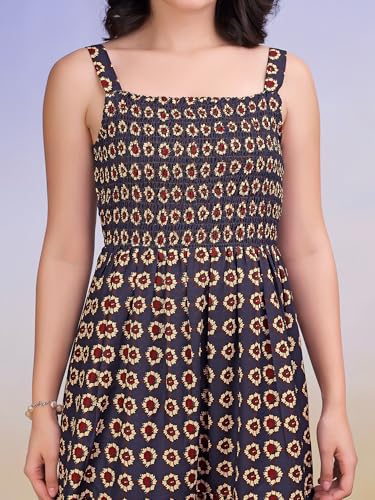 Image of PURVAJA Women's Cotton Dress(Floe-191-194)