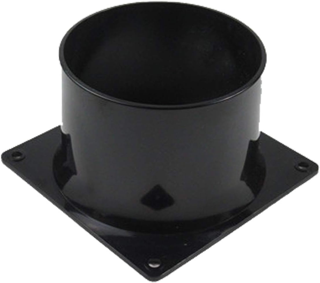 4 Inch Duct Connector Flange, OMIDY Square Plastic Straight Pipe Flange