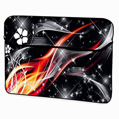 Image of Theskinmantra Flower Flame Slip-on Laptop /MacBook Sleeve case Cover Bags.
