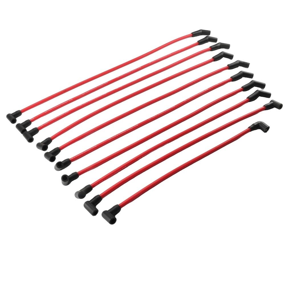 Câbles de Bougies d'allumage 4677-5559 pour Mustang 1969-1995 V8 5.0L 5.8L M-12259-C301 Câble de Bougie d'allumage 10,5 mm