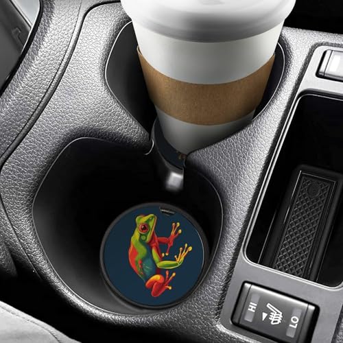 Portavasos para auto con diseño animal 2.6" 2 pack miniatura 6