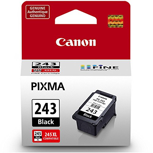 Canon PG-243 Ink Cartridge Compatible to iP2820 MX492, MG2420, MG2520, MG2920, MG2922, MG2924 MG3020, MG2525, TS3120, TS302, TS202 and TR4520, Black