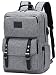Laptop Backpack Women Men College Backpacks Bookbag Vintage Backpack Book Bag Fashion Back Pack Anti Theft Travel Backpacks with Charging Port fit 15.6 Inch Laptop Grey