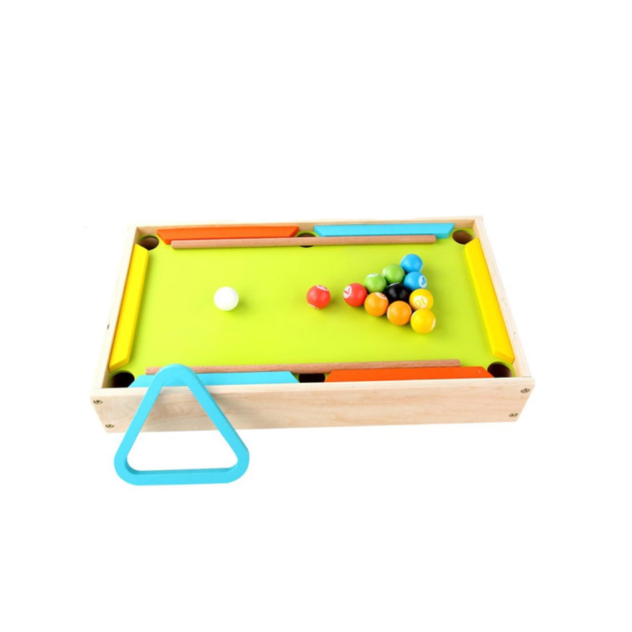 Mini Biliardo da Tavolo in Legno, Gioco Educativo per Ragazzo Ragazza | Festa Scuola Decor, Forniture Didattiche, Biliardo Mini per Apprendimento Precoce
