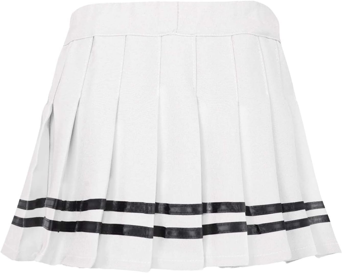 iiniim Baby Toddler Girls Pleated Mini Skirt High Waisted Plaid A-line Skirts with Lining Shorts School Uniform