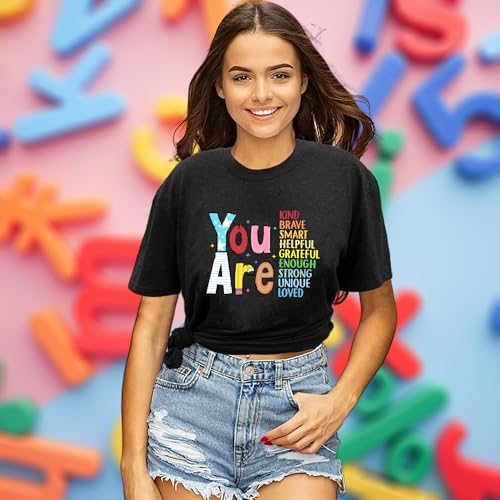 Womens Teacher Shirts Be Kind Tshirt Funny Inspirational Teaching T Shirt Teacher Life Graphic Tees4