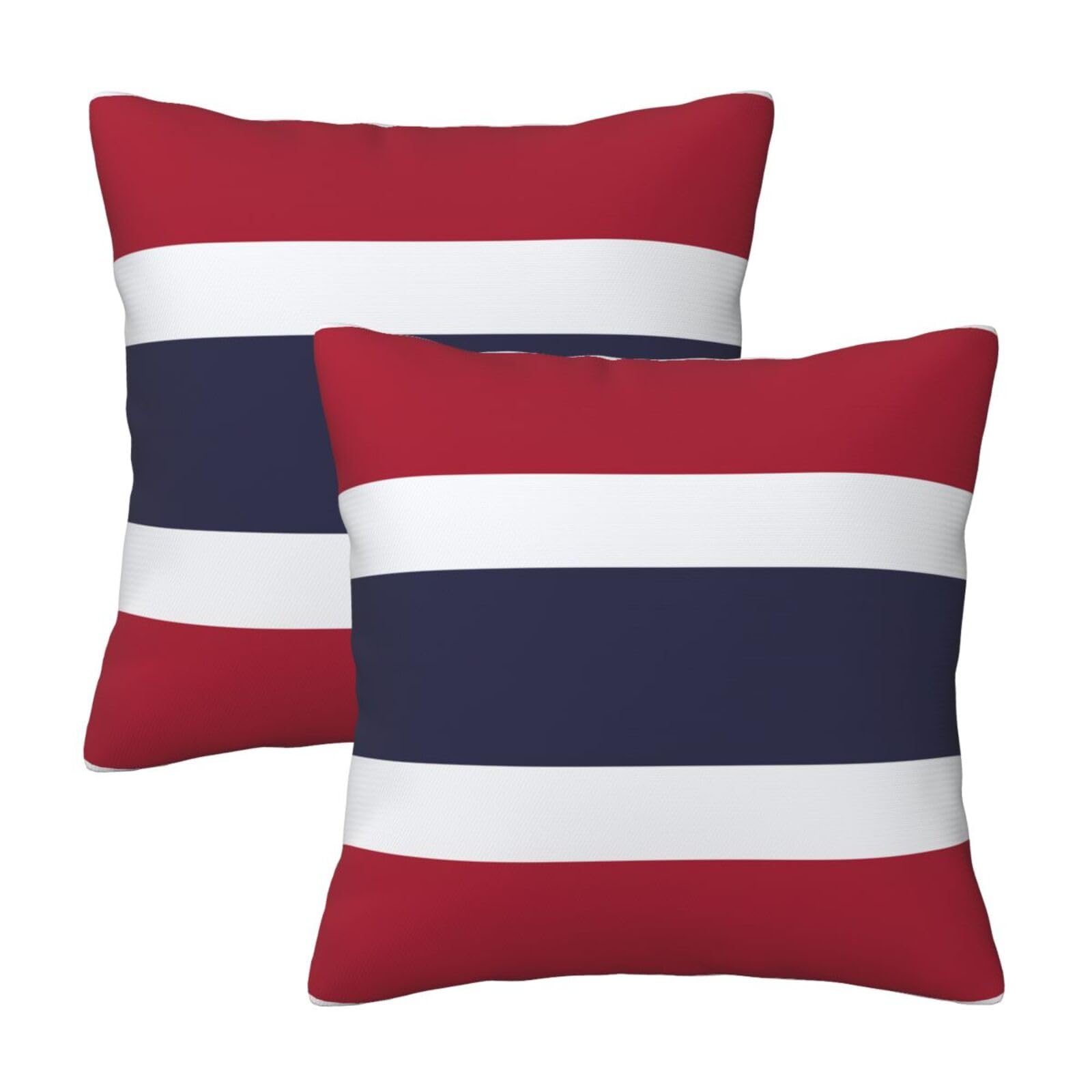 Pidgazdfgv Thailand Flag Cushion Cover Throw Pillow Cover Square Couch Cushion Sofa Bedroom Decor Pillowcase Summer
