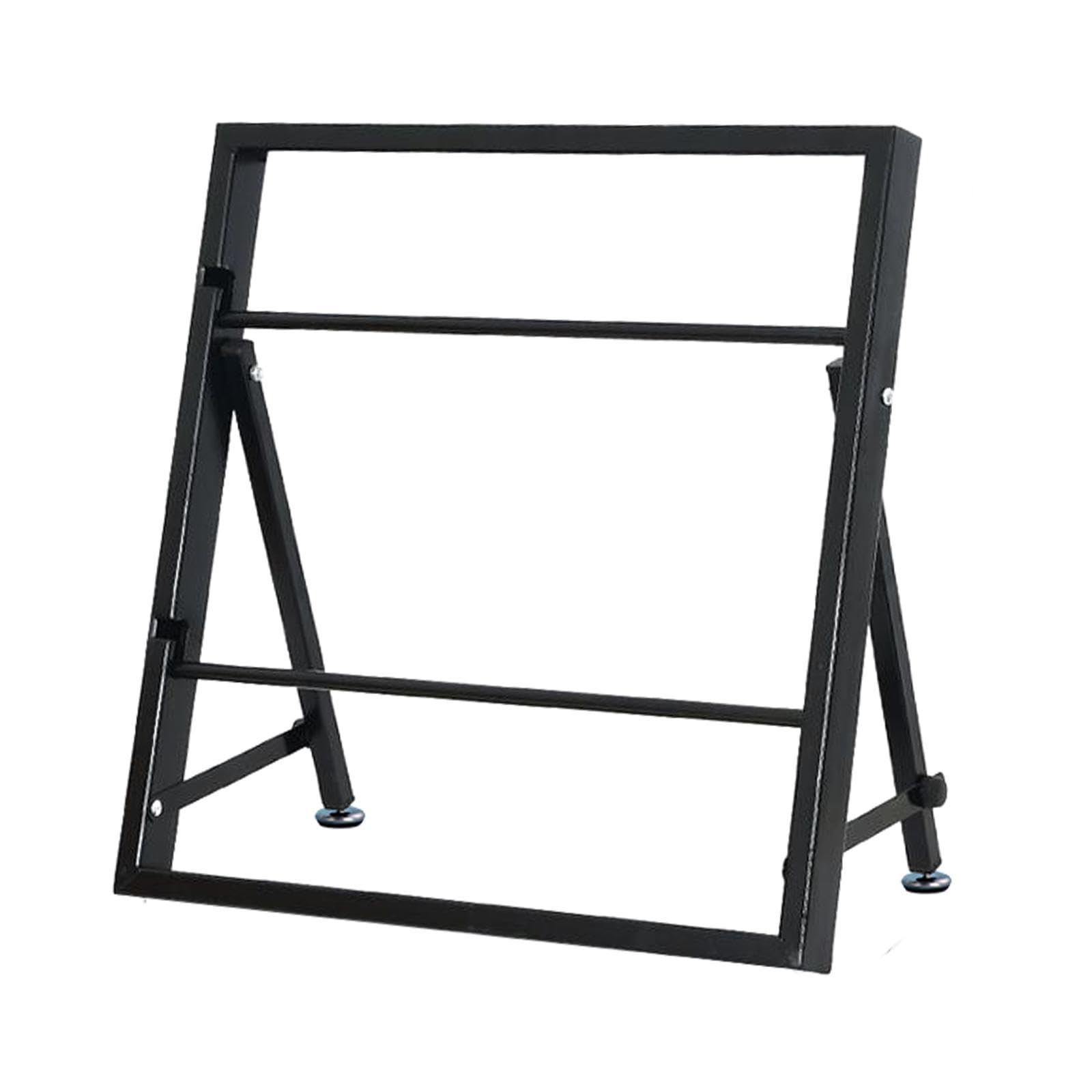 Ribbon Organizer Ribbon Storage Rack Sewing Thread Holder Metal Ribbon Roll Holder for Flower Store Necklaces Scarf Towel, 2 Tiers