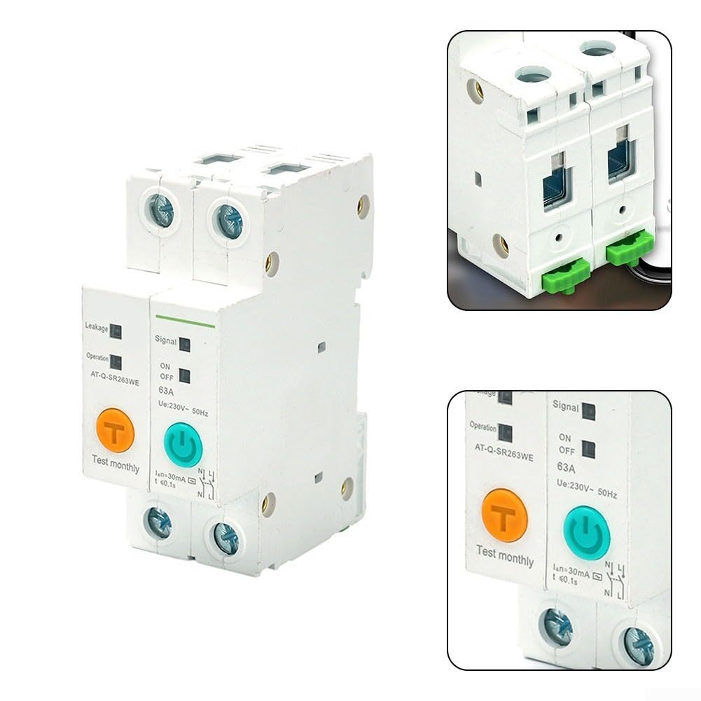 Interruptor para inteligente WiFi 2P con Medición de Interruptor(63A)