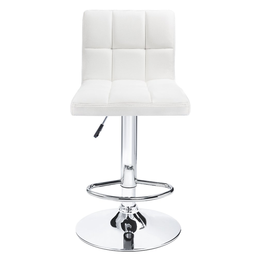 Furmax Bar Stools Modern Pu Leather Swivel Adjustable Hydraulic Bar