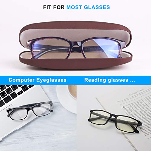 Image of RayLove Unisex Hard Shell Eyeglasses Cases, Protective Case For Glasses