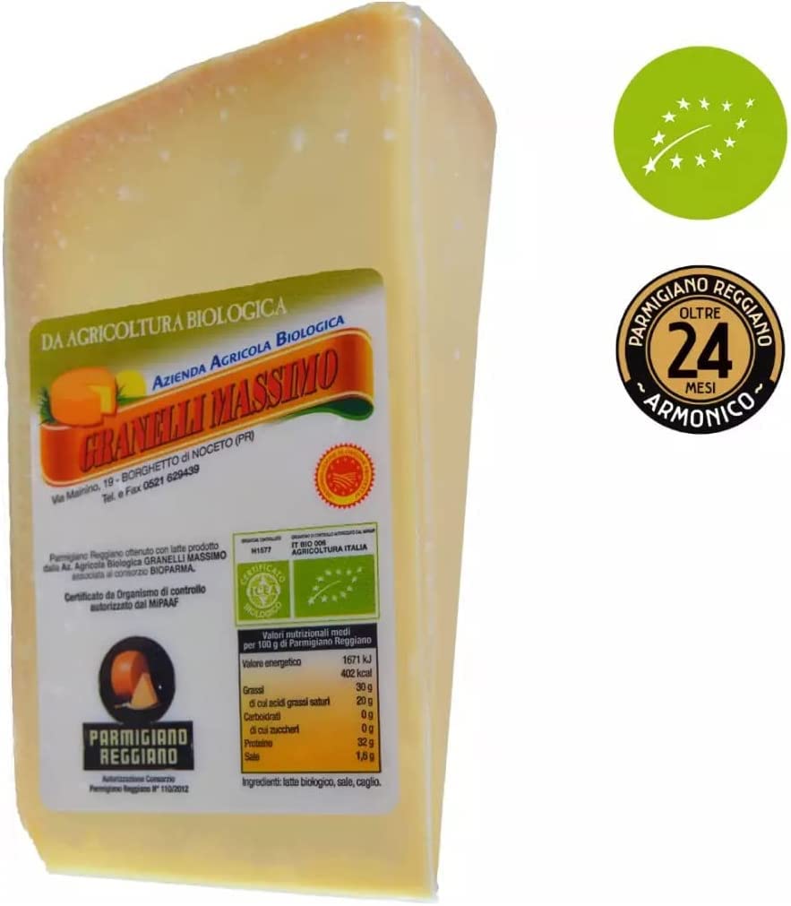 Parmigiano Reggiano g.U. - Biologisch - 24 Monate 1 Kg