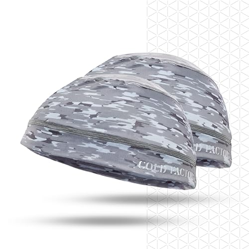 Image of COLD FACTOR Instant Cooling Skull Cap & Helmet Liner 2 Pack|UPF 50+ Protection, Chemical-Free Evaporative Cooling Technology