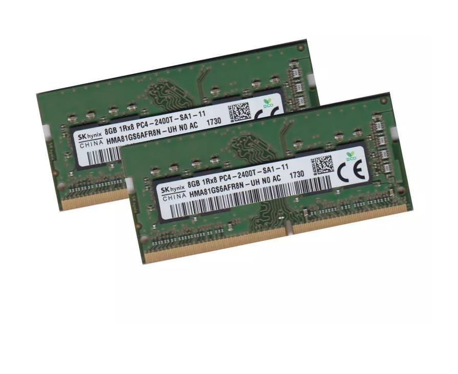 Hynix HMA81GS6AFR8N - Memoria RAM DDR4 de 16 GB (2 × 8 GB) para ordenador portátil, 2400 MHz SO-DIMM - Chip original Hynix - 260 pines - Memoria de alto rendimiento para ordenador portátil - Ajuste