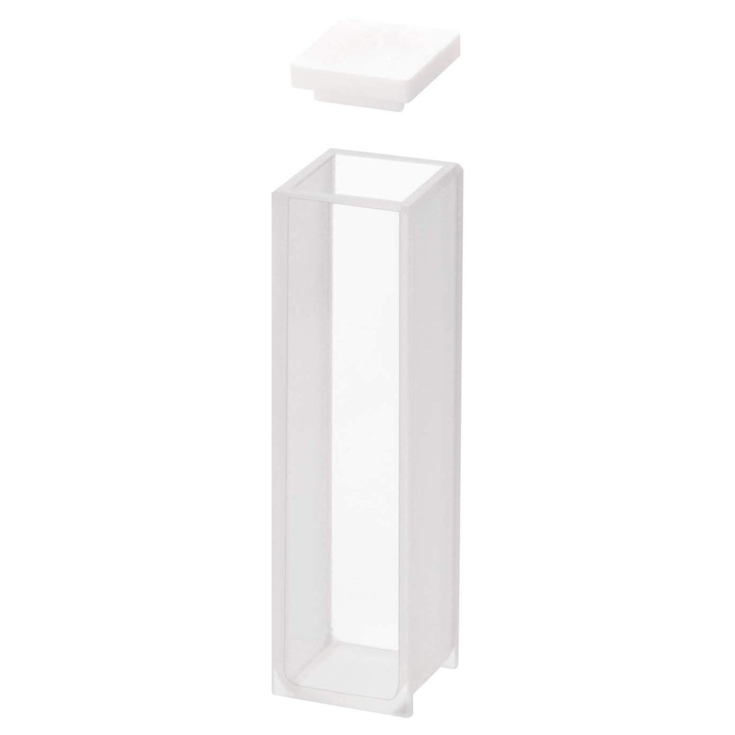 Cuvette al quarzo, cuvette spettrofotometriche lunghezza percorso 10 mm, altezza 45 mm, capacità 3,5 ML - 2 PCS