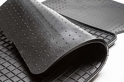 PETEX Gummimatten passend für fortwo ab 03/2007 Fußmatten schwarz 2-teilig – Ansicht 3