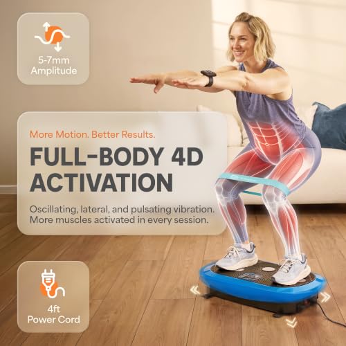 Image of Lifepro Rumblex 4D Vibration Plate Exercise Machine with 7 Training Modes