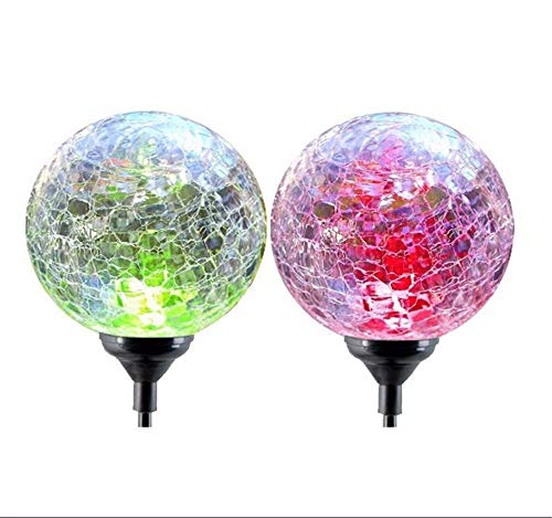 Preisvergleich Produktbild pyty123 Glaskugel-Steckerlicht Der Glaskugel des Gartens Licht
