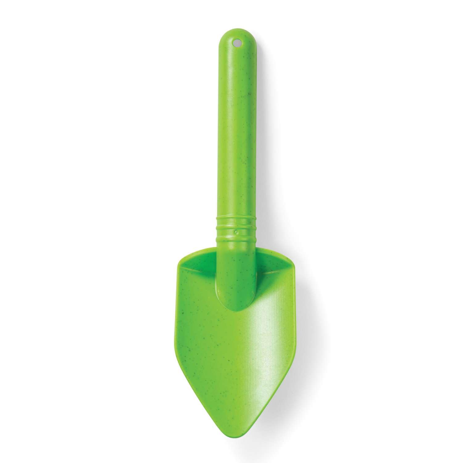 Bigjigs Toys Eco Spade For Kids (Meadow Green) - 20.5cm Wheat Fibre Toy Spade, Quality Sand Toys, Holiday Toys for Toddlers, Sand Shovels