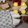 Beeswax Wrap Storage Bag by BeeBAGZ | Made In Canada | Reusable Food Storage Bags, Pack of 6, Plastic Free Biodegradable Food Wrap Alternative, Family Pack, 3 Small + 2 Medium + 1 Large, (Multicolors) #3