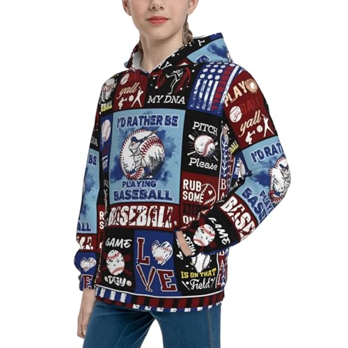 Basketball Hoodie Youth Hooded Sweatshirt 3D Digital Printed With Pockets Tops4