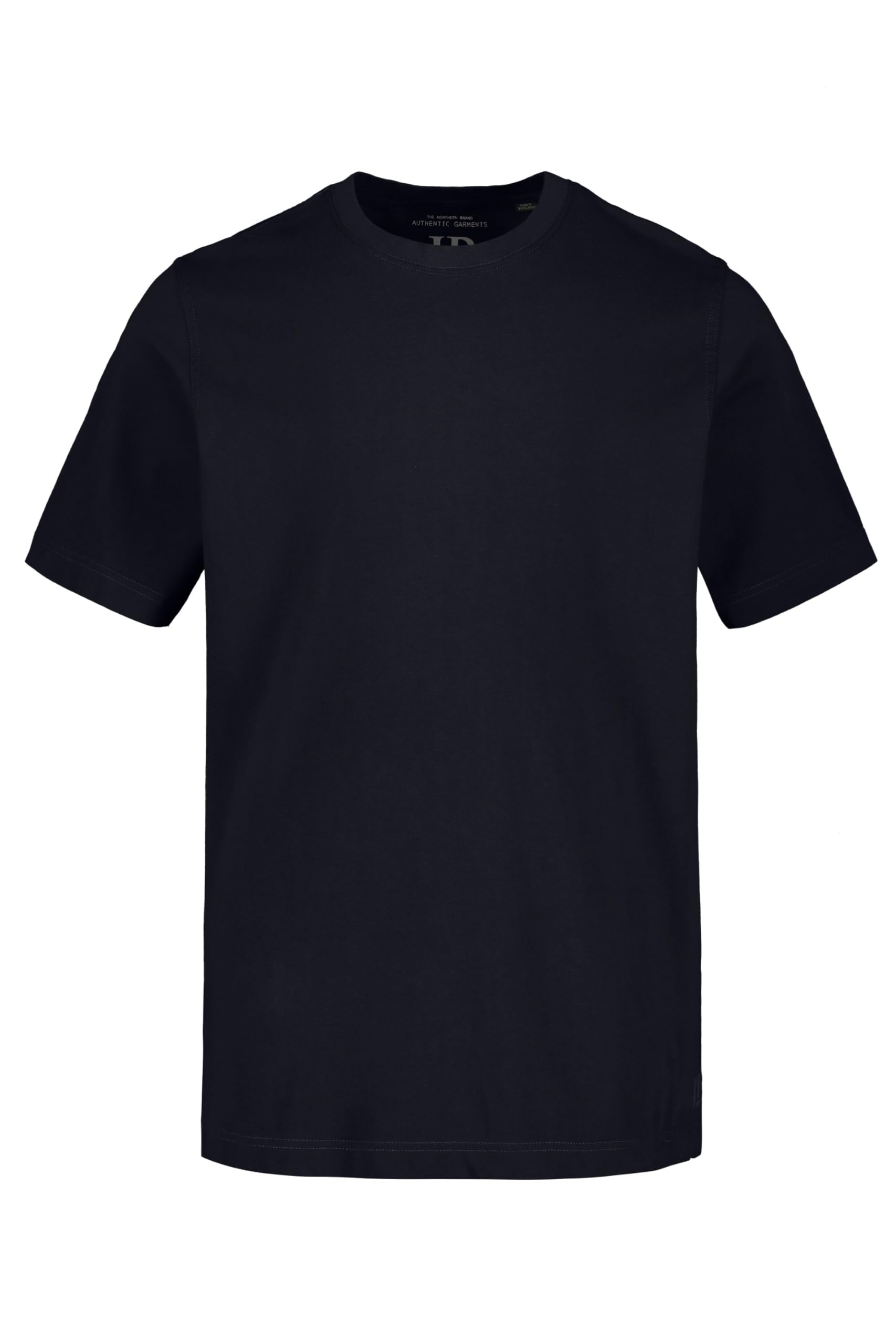 JP 1880 Men's Large Sizes Plus Sizes Menswear L-8XL T-Shirts, Basic, Pack of 2, Round Neck, up to 8XL 702637, Dark Navy, 9XL