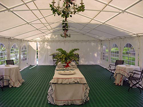 Fliesen aus Kunststoff für den Außenbereich und den Garten, 60 x 60 cm, 4 Stück, entspricht 1,5 m², Farbe Grau